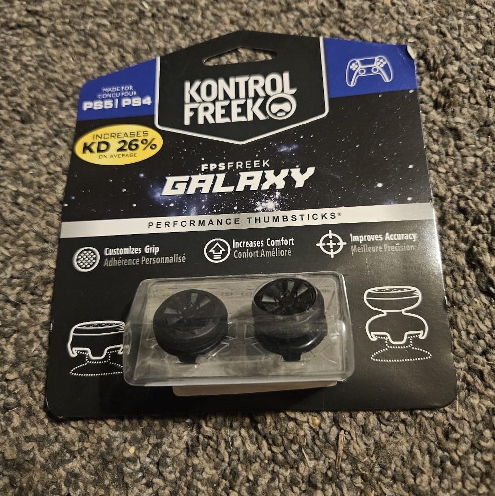 Galaxy Performance Thumbsticks for PS5/PS4 - Black